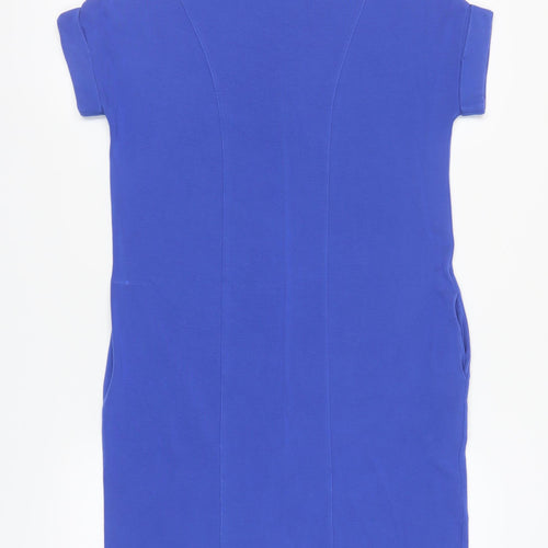 Jaeger Women's Blue Shift Dress S Casual
