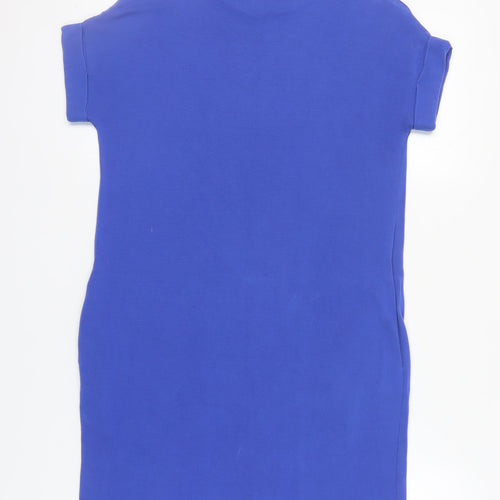 Jaeger Women's Blue Shift Dress S Casual