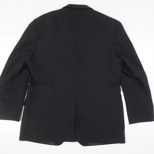 Jeff Banks Men's Black Wool Suit Jacket - Size 44R