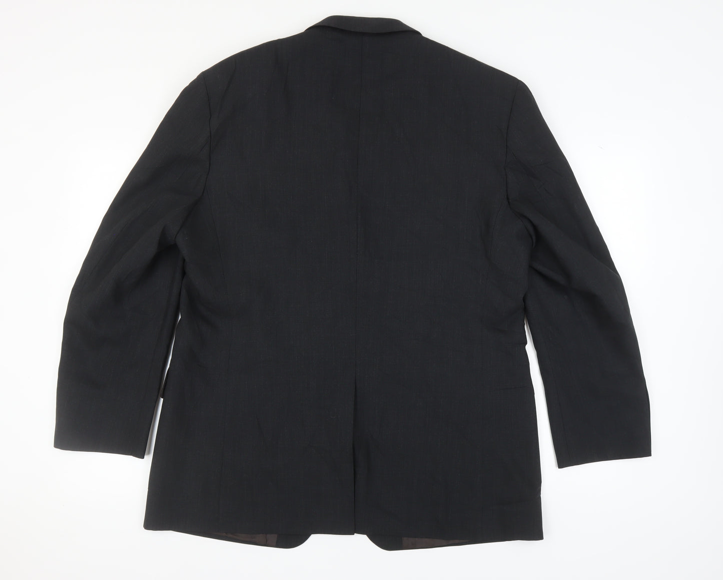 Jeff Banks Men's Black Wool Suit Jacket - Size 44R