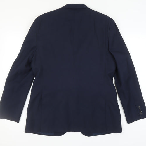 Moss 1851 Men's Blue Blazer, 42 Regular Fit
