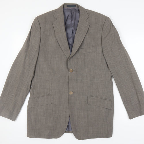 Ted Baker Men's Brown Wool Blazer, Size 40R
