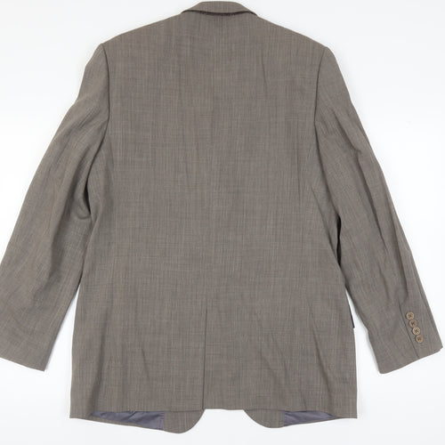 Ted Baker Men's Brown Wool Blazer, Size 40R