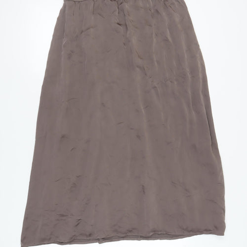 Reiss Women's Brown Skirt UK 10 Polyester