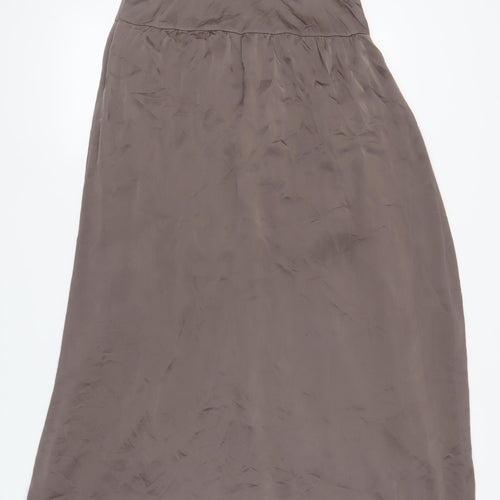 Reiss Women's Brown Skirt UK 10 Polyester