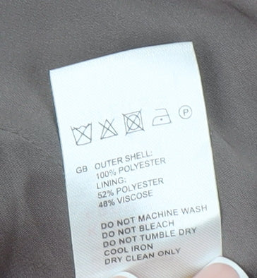 Reiss Women's Brown Skirt UK 10 Polyester