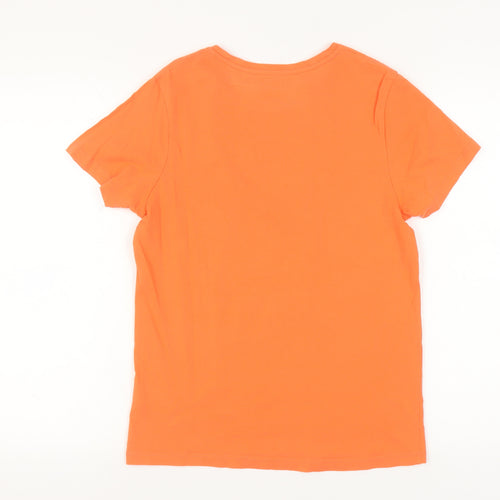 Jack & Jones Men's Orange Graphic T-Shirt, Size S