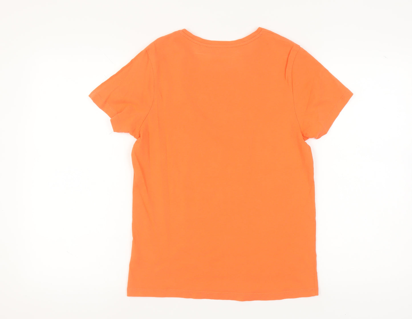 Jack & Jones Men's Orange Graphic T-Shirt, Size S
