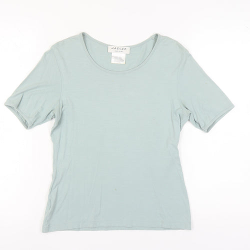 Jaeger Women's Blue 3XL T-Shirt, Casual Summer Wear