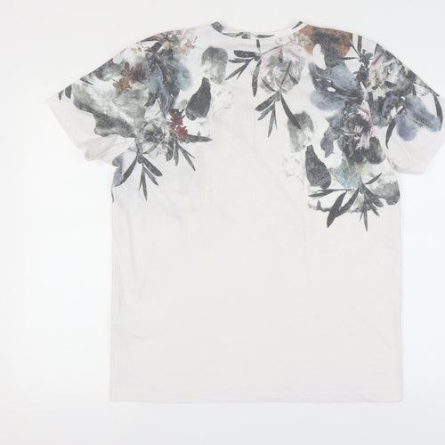 Firetrap Men's XL Multicoloured Floral T-Shirt