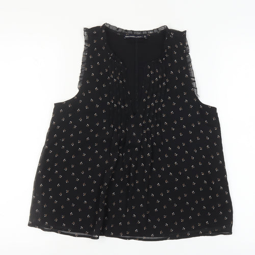 Abercrombie & Fitch Women's Black XS Floral Tank