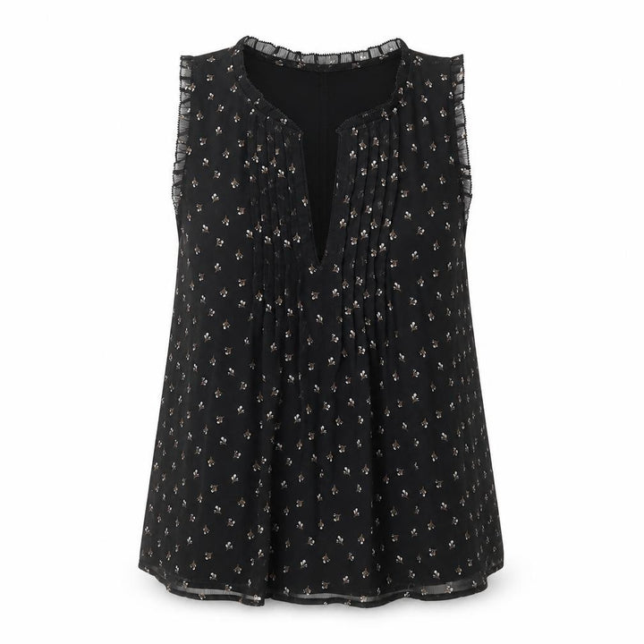Abercrombie & Fitch Women's Black XS Floral Tank