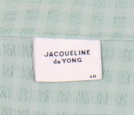 Jacqueline de Yong Green Blouse, Size 12, Women's