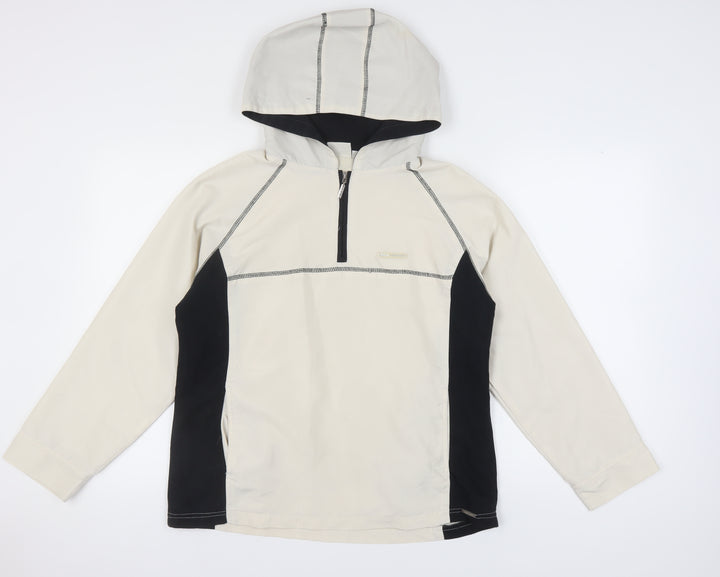 HEAD Beige Unisex Adults Pullover Hoodie Size 10