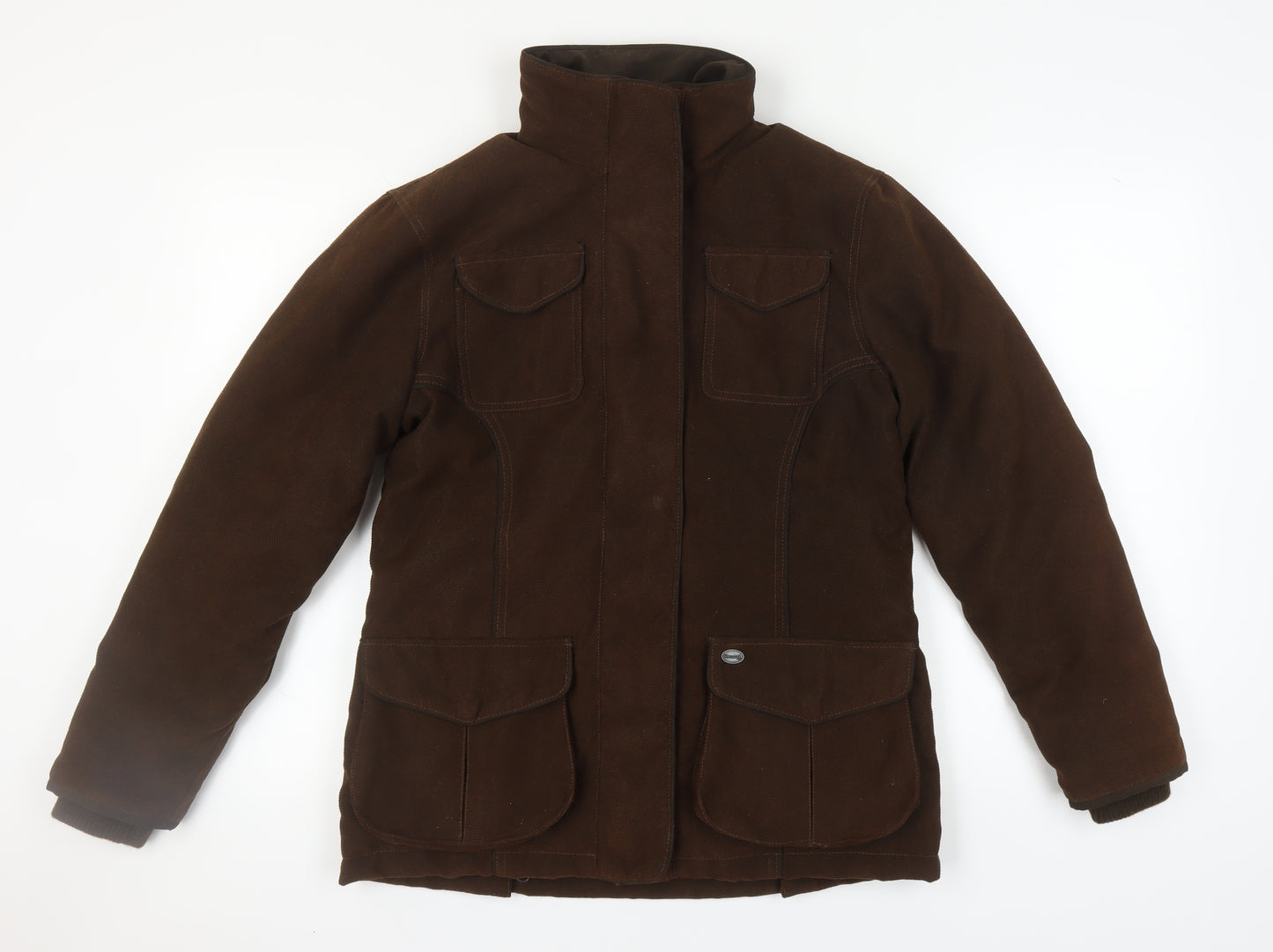 Sherwood Forest Women's Brown Waterproof Jacket Size 14