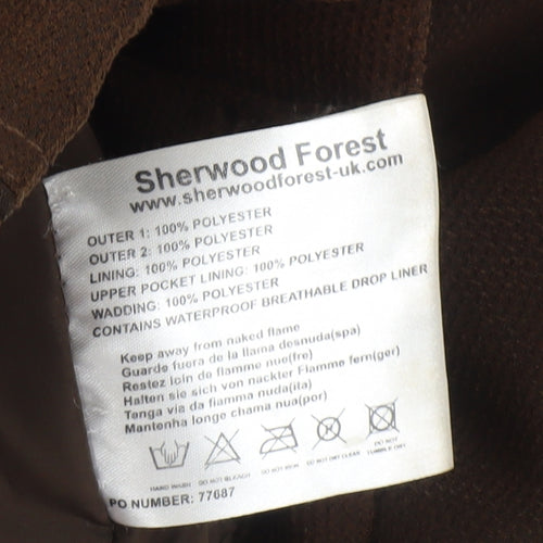 Sherwood Forest Women's Brown Waterproof Jacket Size 14