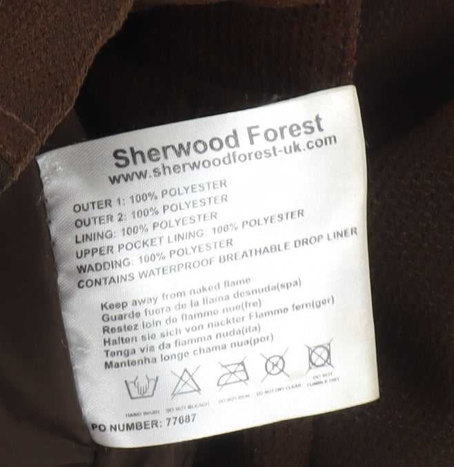 Sherwood Forest Women's Brown Waterproof Jacket Size 14