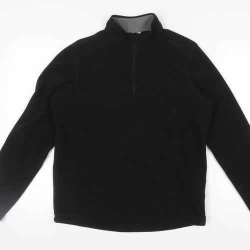 Decathlon Men's Black Fleece Sweatshirt L