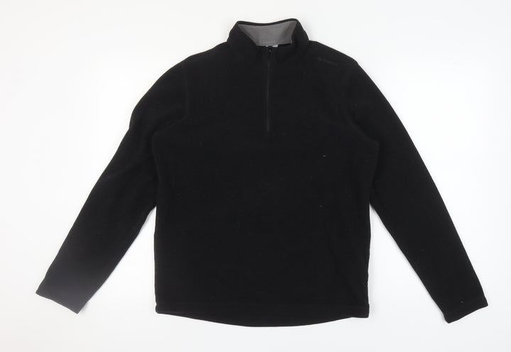 Decathlon Men's Black Fleece Sweatshirt L