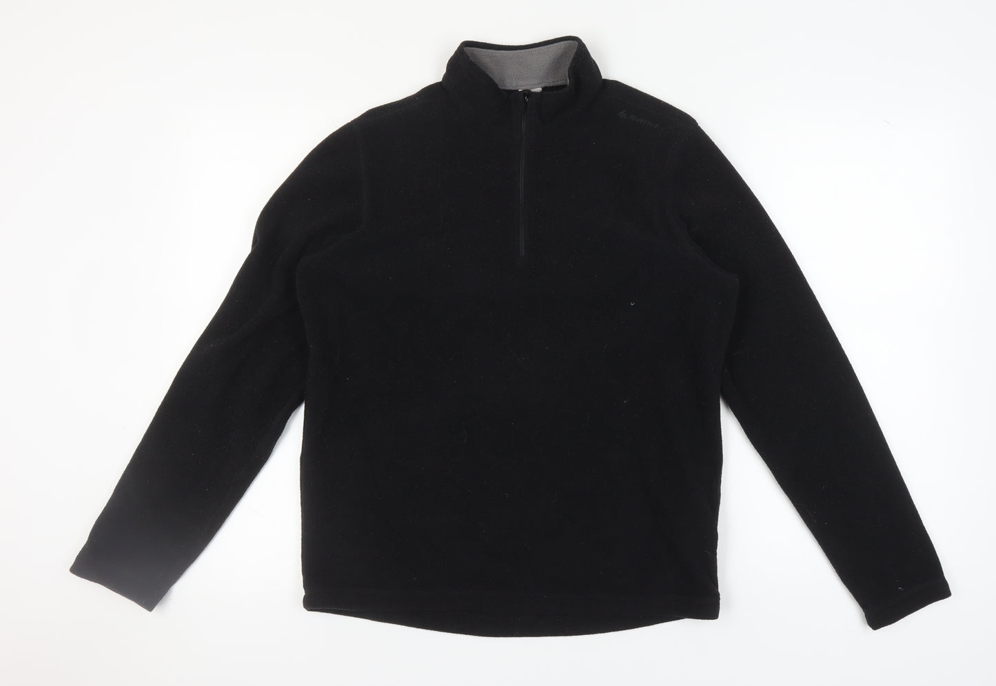Decathlon Men's Black Fleece Sweatshirt L