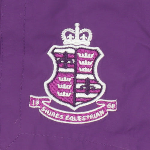 Shires Women's Purple Windbreaker Jacket Size S