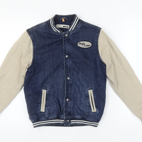 Topshop Women’s Blue Varsity Jacket, Size 8