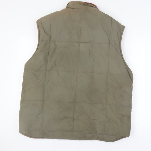Hawkshead Men's XL Brown Waistcoat Full Zip