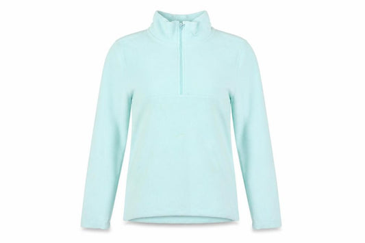 Front view of Gap Women's Blue High Neck Pullover Sweatshirt XS