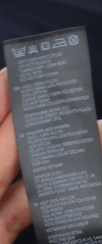 Maine New England Women's Blue Parka Jacket Size 16