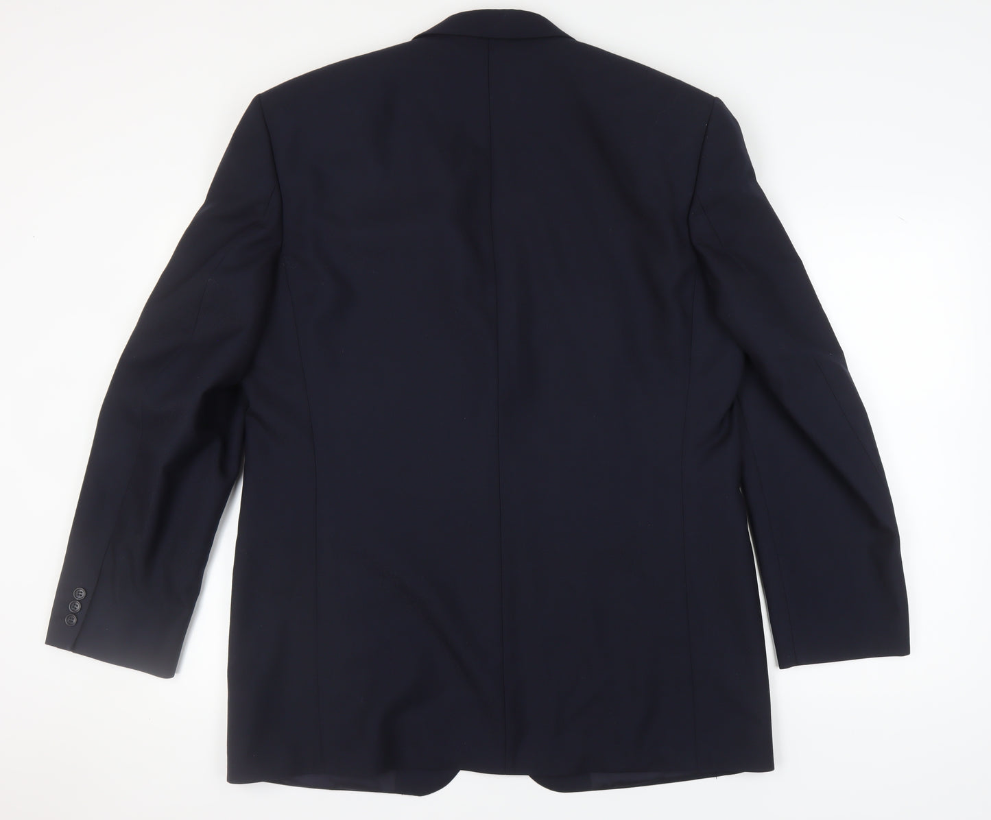 Baumler Men's Black Single Breasted Polyester Suit Jacket Size 40