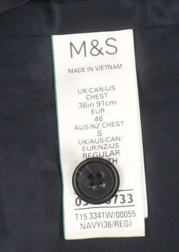 Marks and Spencer Men’s Blue Waistcoat Size 36R