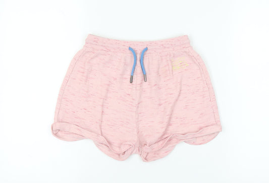 Saltrock Girls Pink Shorts, Size 13, Elastic Waist, Summer