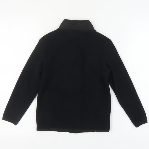 Crane Boys Black Polyester Jacket 7-8 Years