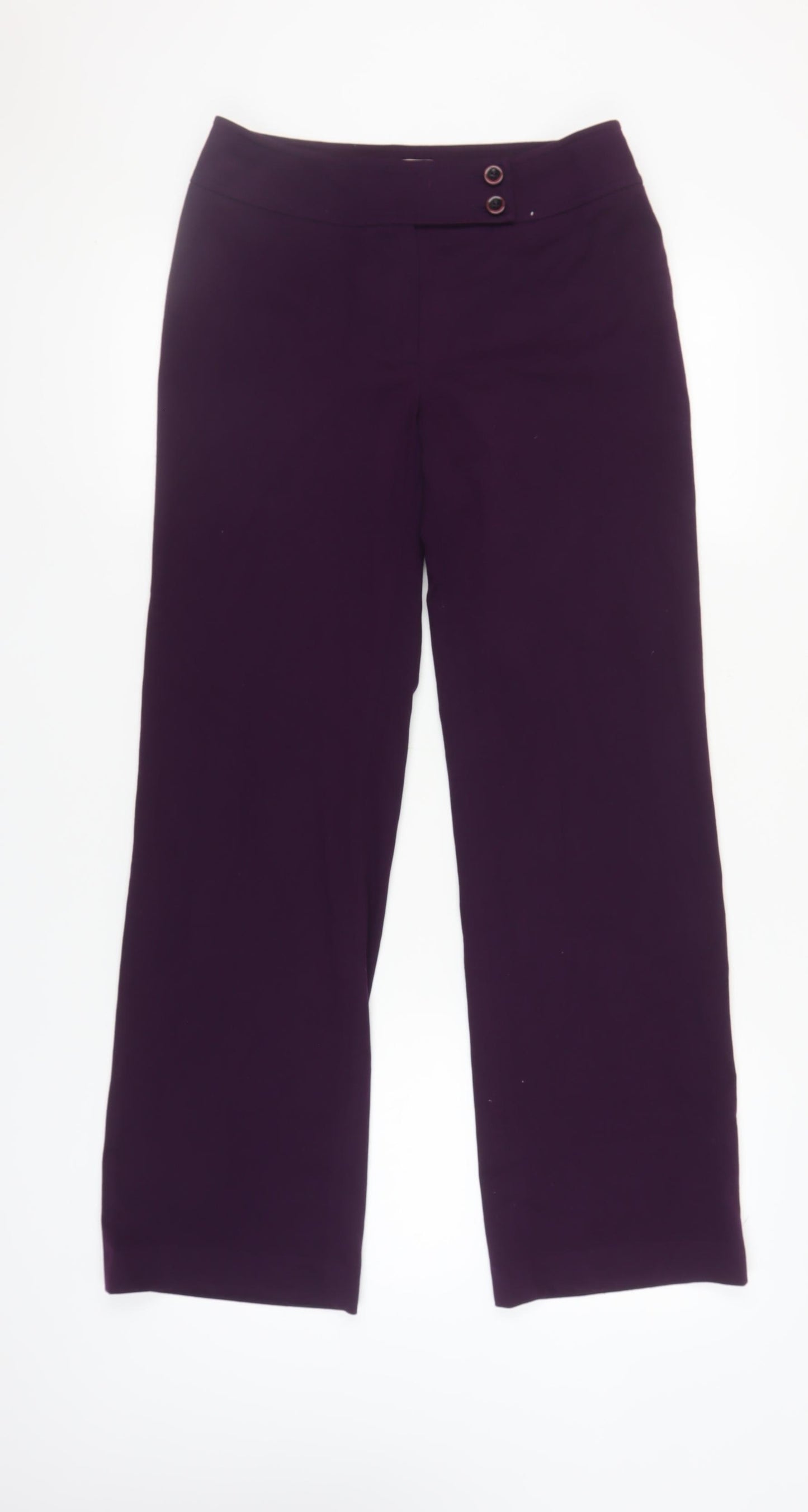 Planet Women's Purple Trousers, Size 8, Classic Workwear