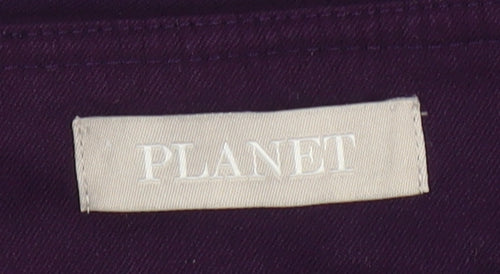 Planet Women's Purple Trousers, Size 8, Classic Workwear