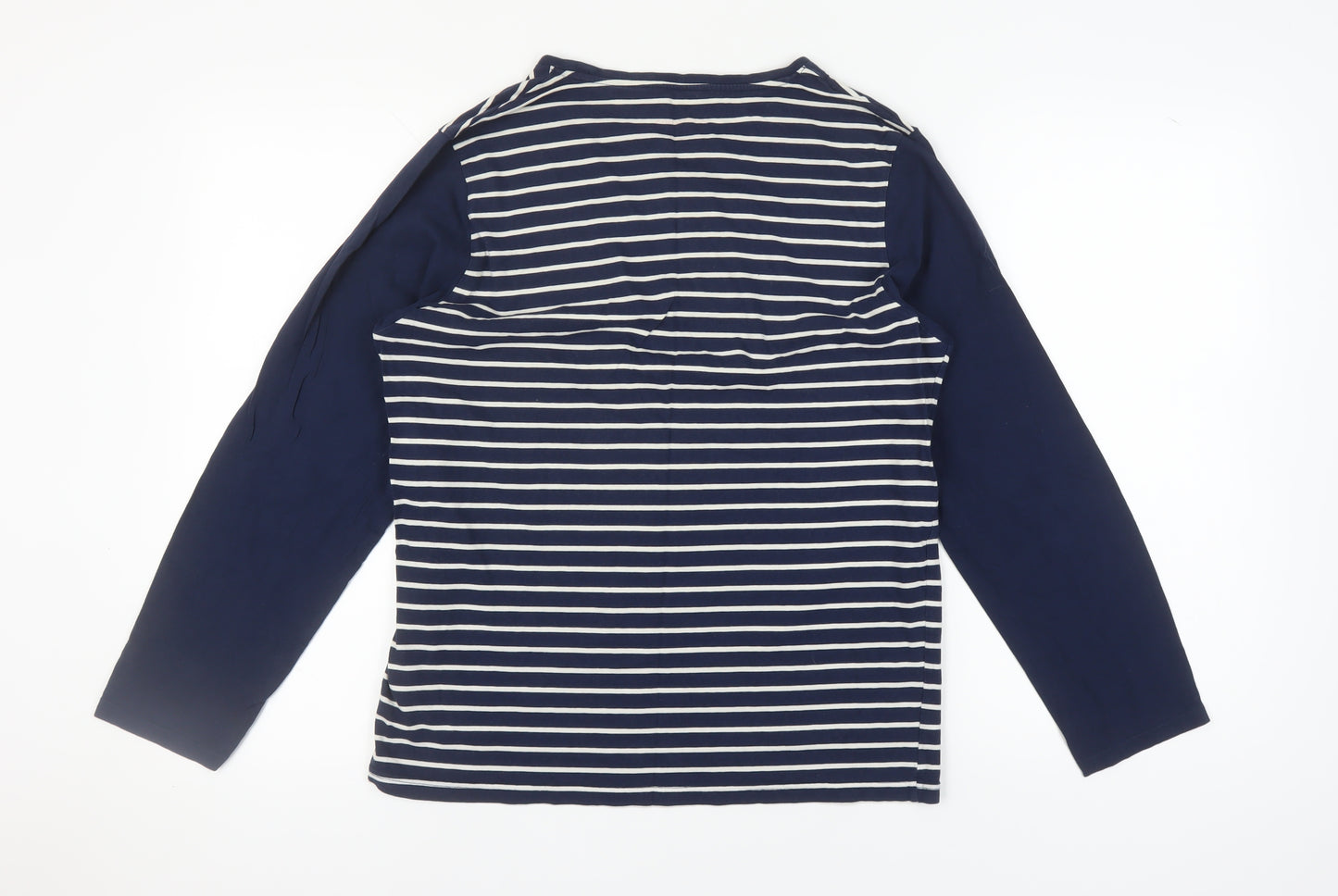 Marks and Spencer Boys Blue Striped Pyjama Top 15-16 Years