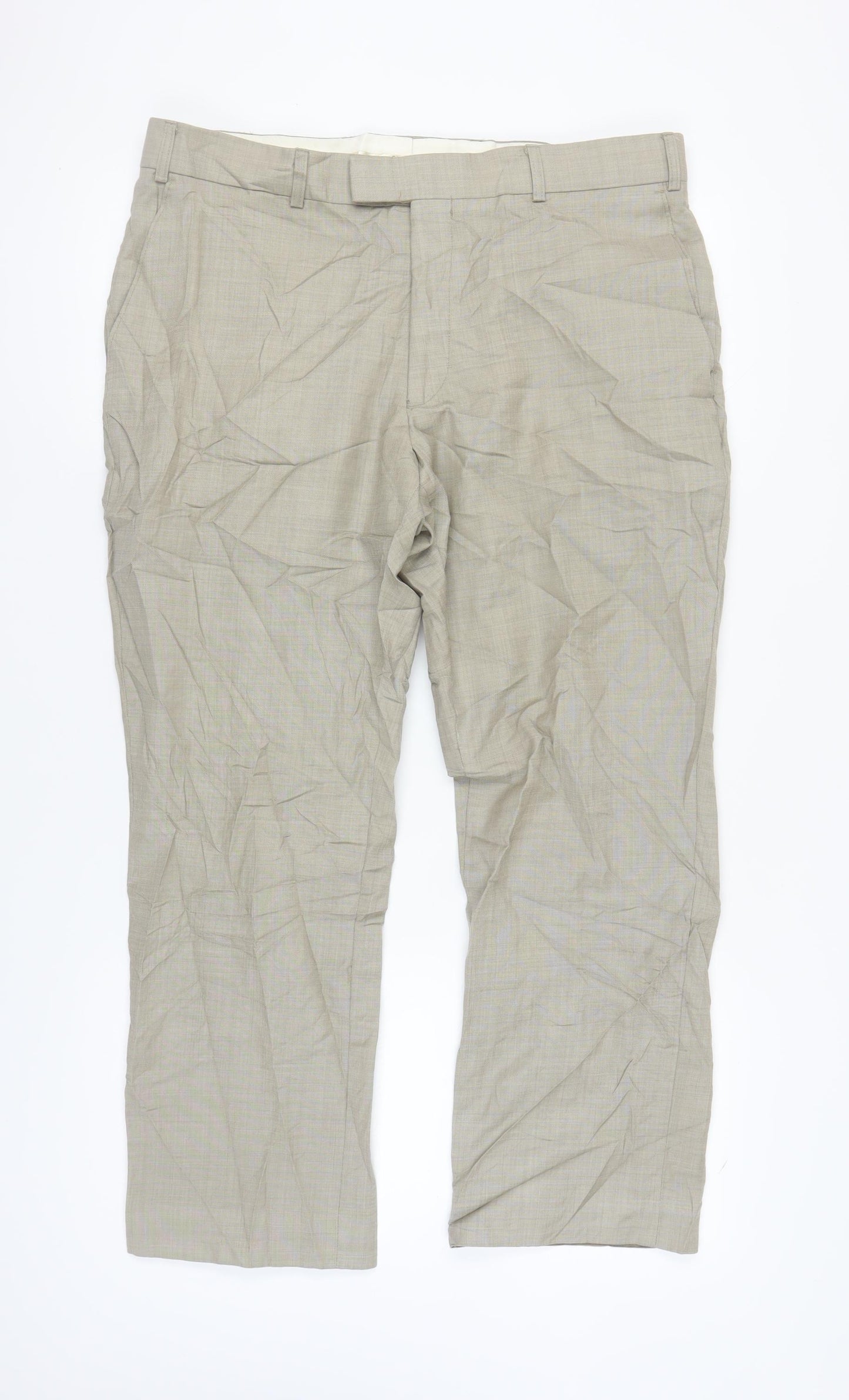 Gibson Men’s Beige Chino Trousers 36 Short