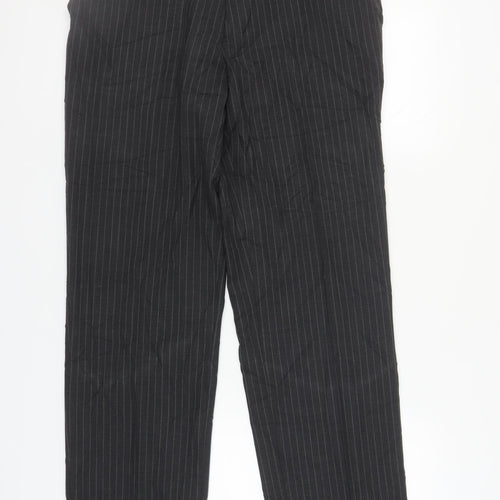 Taylor & Wright Men's Black Striped Dress Pants Size L