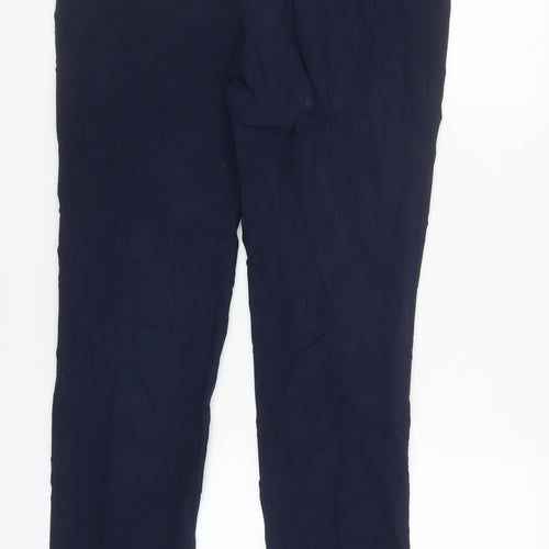 Marks and Spencer Blue Slim Fit Trousers, Size 32