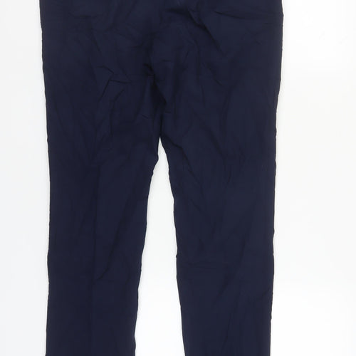 Marks and Spencer Blue Slim Fit Trousers, Size 32