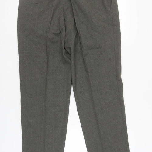 Debenhams Men's Grey Wool Trousers, Size 36, Workwear