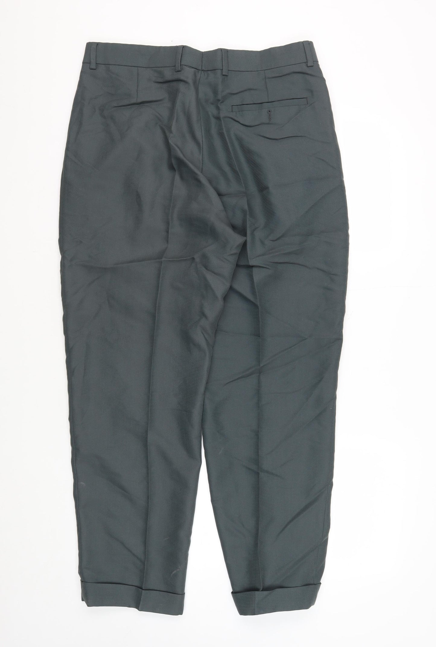 Marks and Spencer Blue Trousers, Size 34, Unisex, Formal