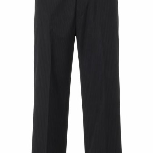 San Jura Men's Black Dress Pants 32R Flat Front