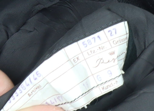 Esquire Men's Black Pinstripe Wool Blazer Jacket 54