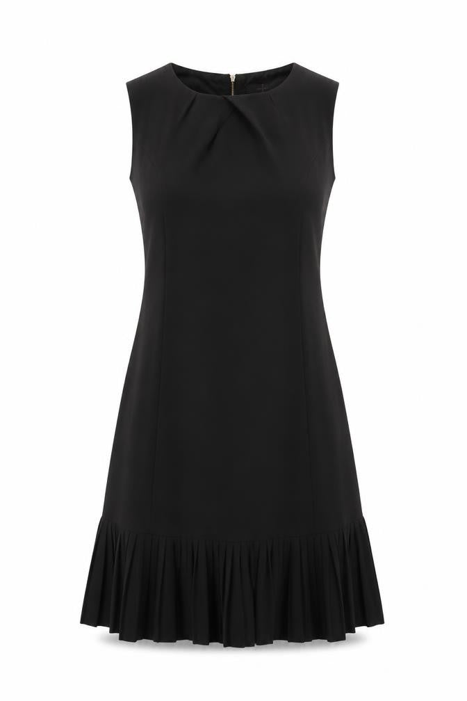 Front view of Jasper Conran Women’s Black Sleeveless Dress, size UK 10