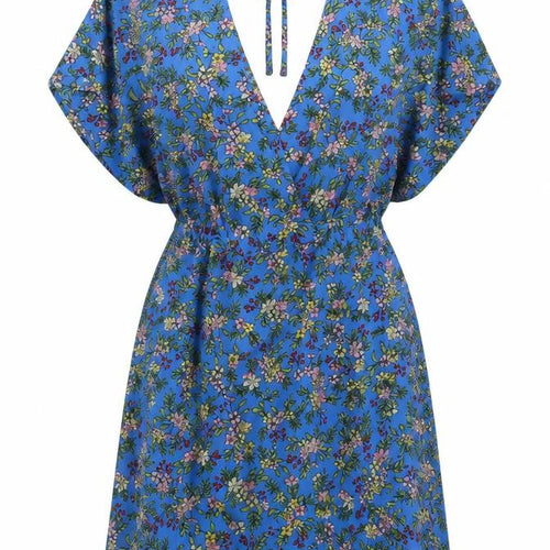 Jacqueline de Yong Women's Blue Floral Dress, Size 8