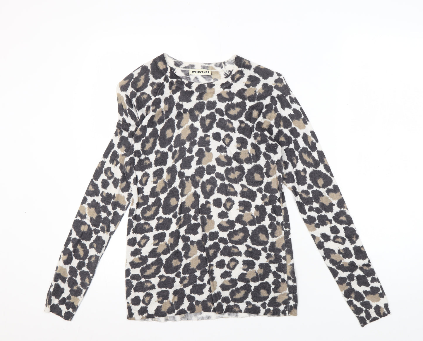 Whistles Women's Multicoloured Animal Jumper Size 8