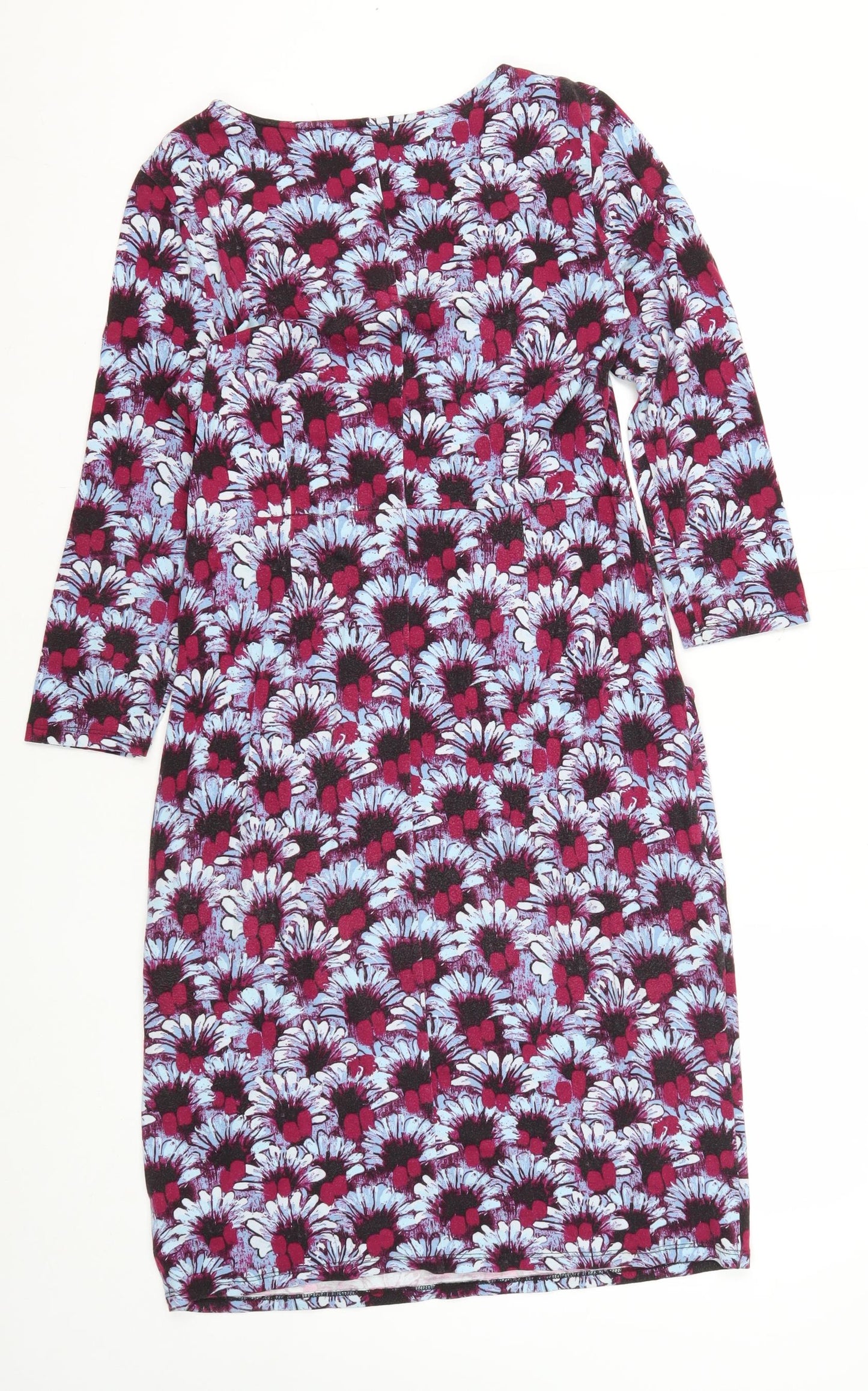 White Stuff Women's Multicoloured Floral Dress Size 10
