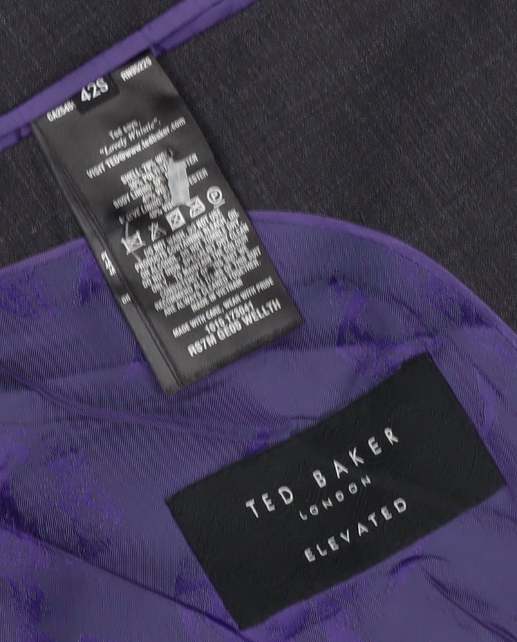 Ted Baker Men's Grey Blazer 42S Jacket