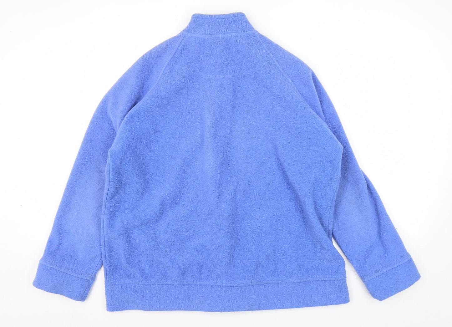 Marks and Spencer Women's Blue Fleece Zip Jacket Size 16